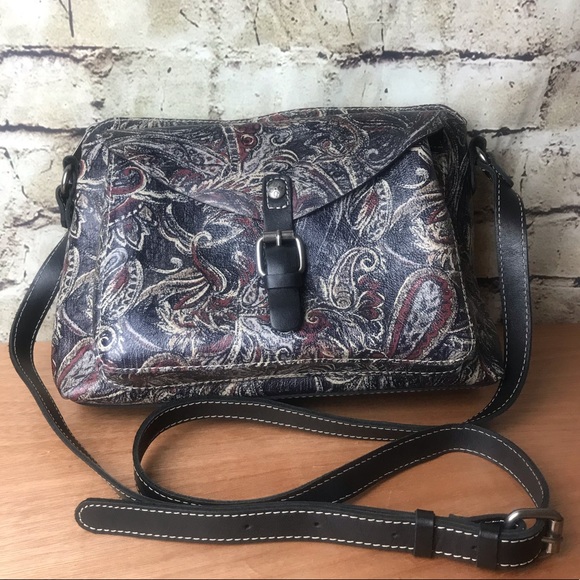 Patricia Nash Handbags - Patricia Nash Feather Paisley Leather Crossbody